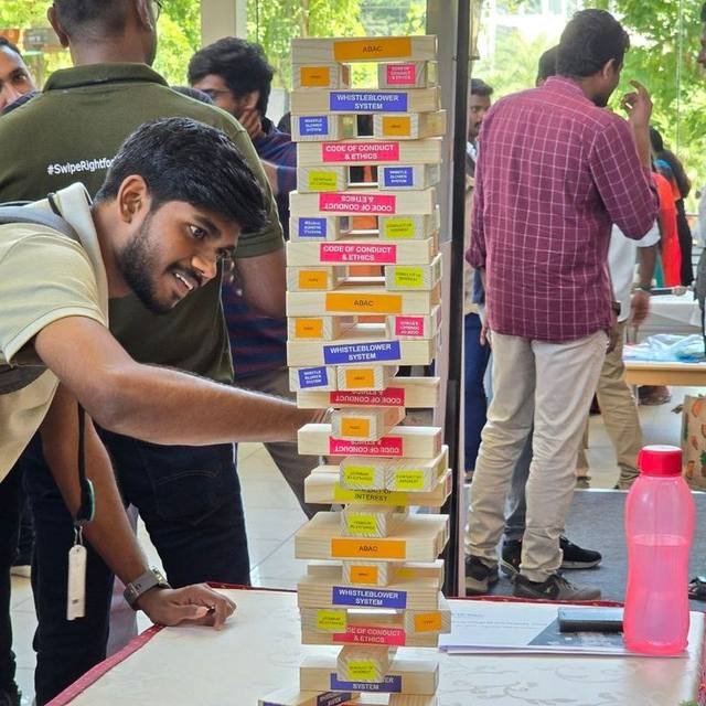 Hands-on learning game